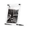 Wexel Art Clear Acrylic Tabletop Floating Picture Frame with Graphite Hardware